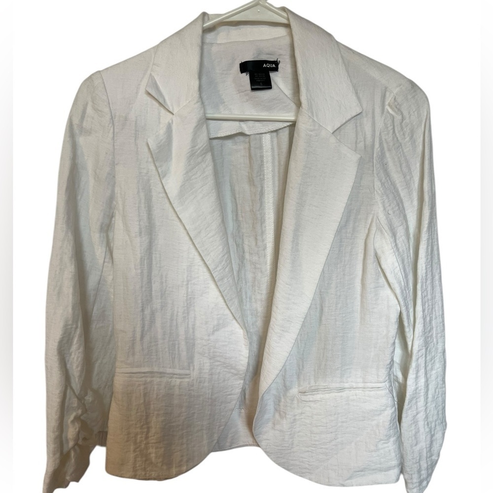 AQUA White Blazer - Size Small